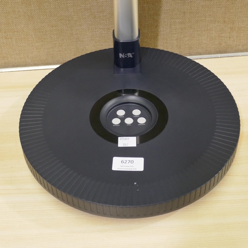 6270 - Nsa Folding Stand Fan Fan - No Remote(338-247) *This lot is subject to Vat