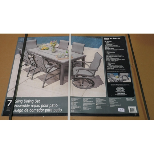 6276 - Agio Sling Dining Table - No Chairs (338-259,433) *This lot is subject to Vat