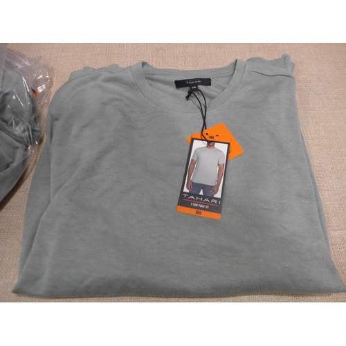 6229 - A quantity of Tahari 2 tone pique t-shirts, green, various sizes (L337) *This lot is subject to VAT