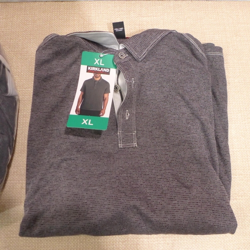 6230 - A quantity of mens grey polo shirts, various sizes (L337)  *This lot is subject to VAT