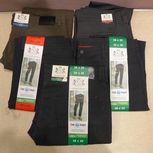 6234 - English Laundry trousers x 5, various colours and sizes (L335) *This lot is subject to VAT