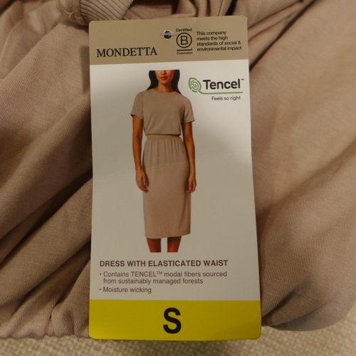 6237 - A quantity of Mondetta dresses with elasticated waist in simply taupe, various sizes (L337)  *This l... 