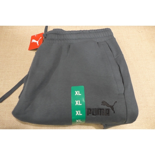 6238 - Puma mens joggers x 4 in dark slate, size XL (L337)  *This lot is subject to VAT