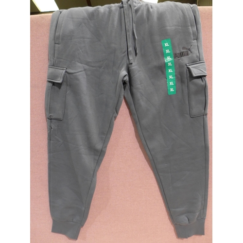 6238 - Puma mens joggers x 4 in dark slate, size XL (L337)  *This lot is subject to VAT