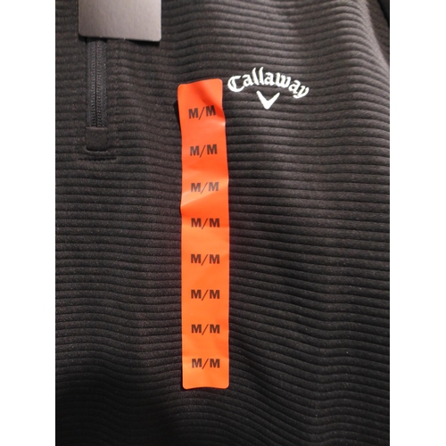 6240 - Callaway ¼ zip jackets x 9, various sizes (L337) *This lot is subject to VAT