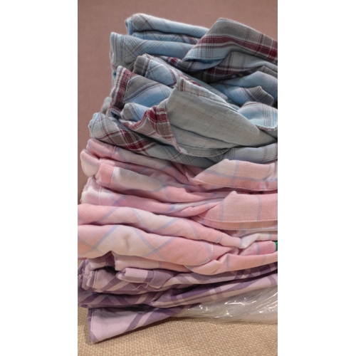 6241 - A large quantity of Jacks Girlfriend womens shirts in blue, pink, purple, various sizes with tags (L... 