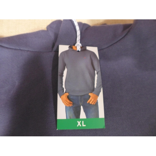 6296 - Crew clothing pullover hoodies x 4, in blue, size XL, all with tags, (L337)  *This lot is subject to... 