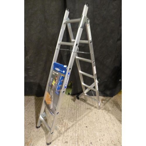 6311 - Werner 3In1 Combi Ladder  (338-383) *This lot is subject to Vat