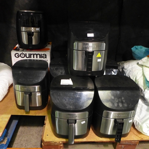 6323 - Nine Gourmia 7Qt Air Fryers  - All Sold As Scrap (338-151,152,153,154,155,156,157,158,159) *This lot... 