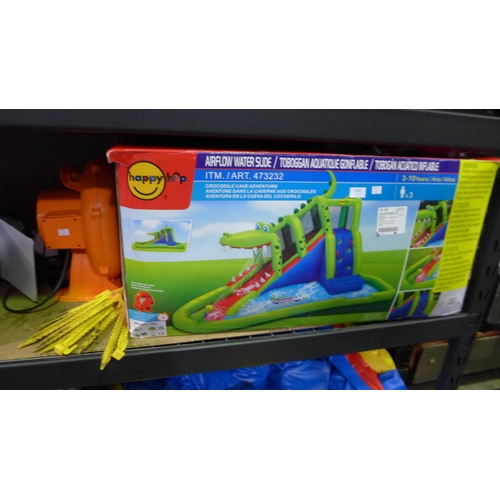 6341 - Happy Hop Crocodile Cave Adventure Waterslide, Original RRP £329.99 + Vat (338-296) *This lot is sub... 