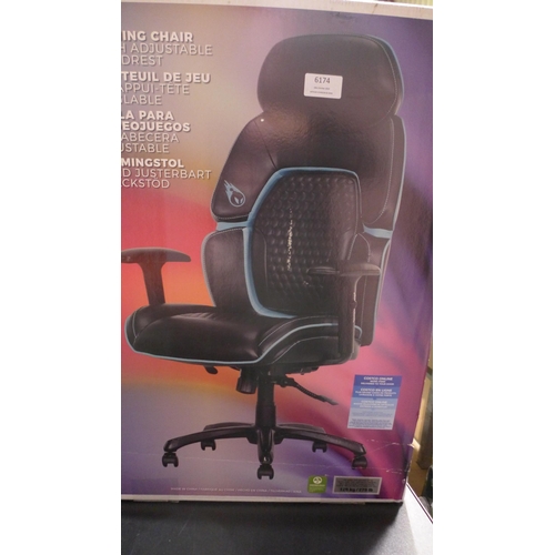 6174 - Insight DPS Gaming Chair, Original RRP £129.99 + Vat (338-421) *This lot is subject to Vat