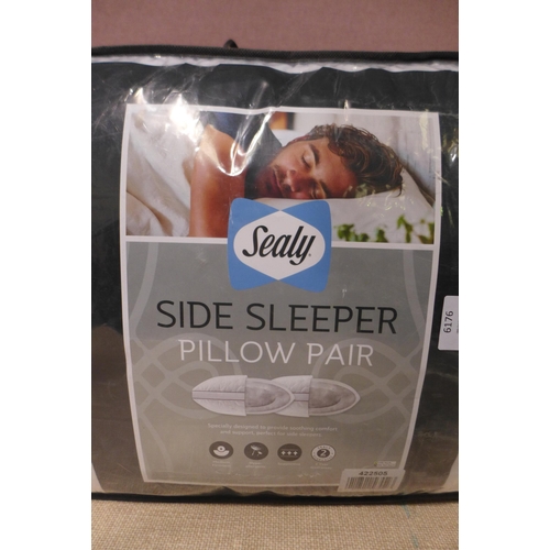 6176 - Sealy Side Sleeper 2 Pack pillows  (338-270) *This lot is subject to Vat