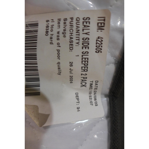 6176 - Sealy Side Sleeper 2 Pack pillows  (338-270) *This lot is subject to Vat