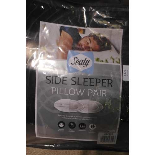 6177 - Sealy Side Sleeper Pillow  (338-271) *This lot is subject to Vat