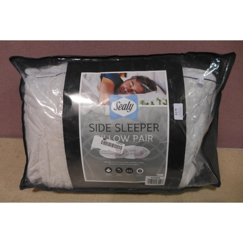 6178 - Sealy Side Sleeper 2 Pack pillows  (338-272) *This lot is subject to Vat