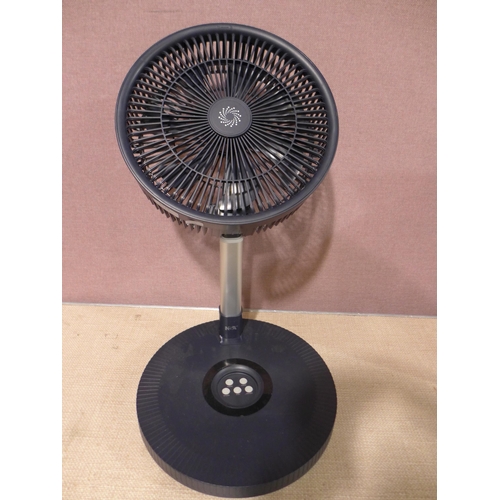 6179 - Nsa Folding Stand Fan With Remote (338-280) *This lot is subject to Vat