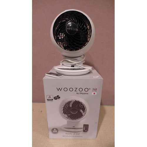 6180 - Iris Woozoo Desk Fan With Remote (338-279) *This lot is subject to Vat