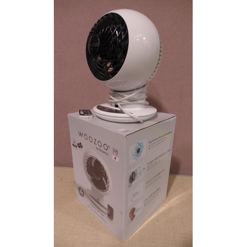 6180 - Iris Woozoo Desk Fan With Remote (338-279) *This lot is subject to Vat