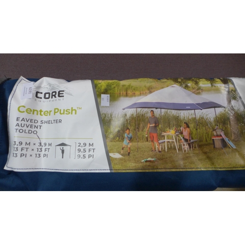 6191 - Core 13ft X 13ft Push Canopy Shelter, Original RRP £119.99 + Vat (338-307) *This lot is subject to V... 