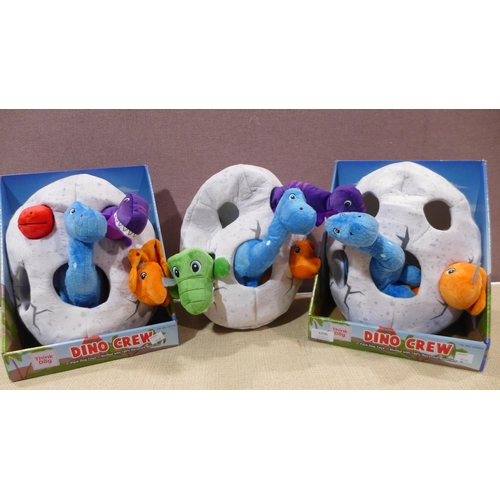 6206 - Three x Dino Crew Dog Toys (338-60,61,62) *This lot is subject to Vat