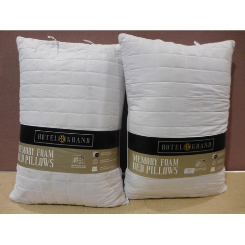 6207 - 2 x Hotel Grand Shredded Memory Foam Pillows (338-443) *This lot is subject to Vat