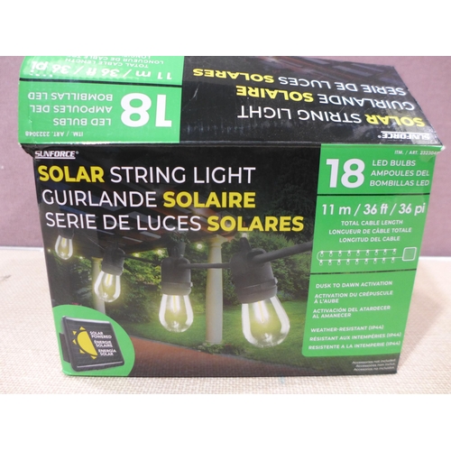 6210 - SunForce 11m String Lights (338-444) *This lot is subject to Vat