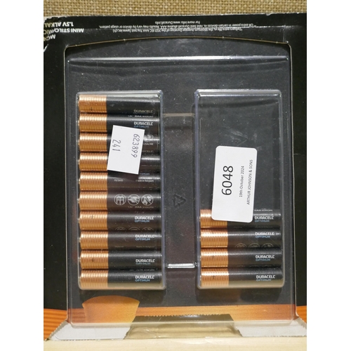 6048 - Uni-Ball Liquid Chalk Markers, Duracell AAA Optimum Batteries (338-213,241) *This lot is subject to ... 