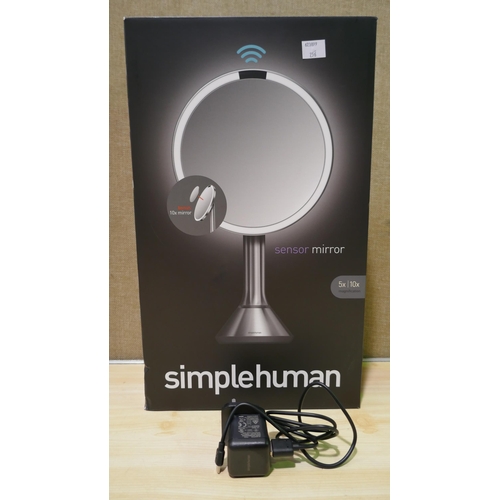 6049 - Simplehuman Sensor Mirror st3200, Original RRP £99.99 + Vat (338-256) *This lot is subject to Vat