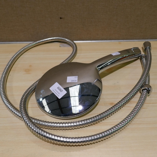 6060 - Waterpik Powerpulse Shower Head And Hose   (338-120) *This lot is subject to Vat