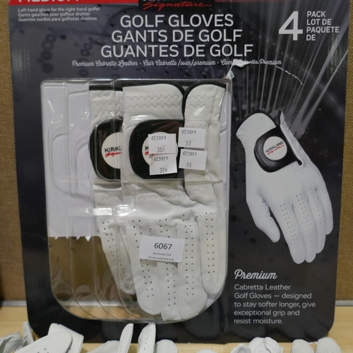 6067 - Qty Of Mixed Kirkland Signature Golf Gloves (338-57,58.305.306) *This lot is subject to Vat