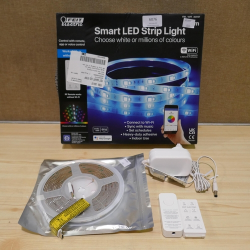 6076 - Feit Smart Led Strip Light   (338-414) *This lot is subject to Vat