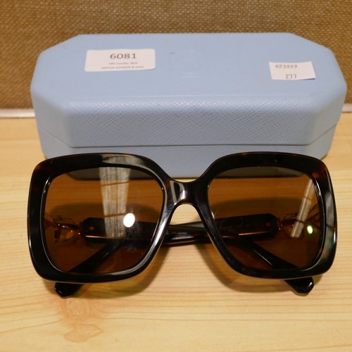 6081 - Swarovski Tort Plastic Sunglasses, Original RRP £133.33 + Vat (338-277) *This lot is subject to Vat