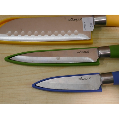 6084 - Sekai Skandia Knife Set (338-281) *This lot is subject to Vat