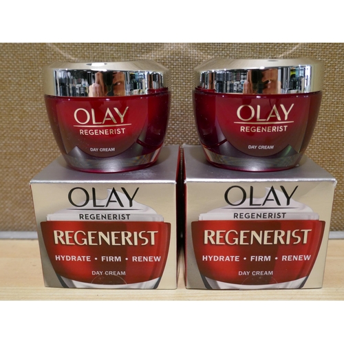 6085 - 2 x 50ml Olay Regenrist Day Cream (338-436)*This lot is subject to Vat