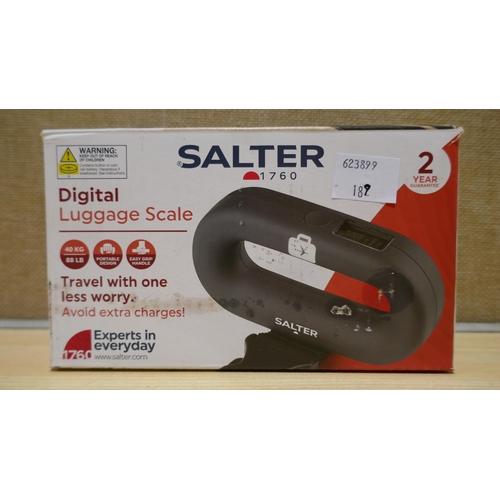 6087 - Fgx Mens Classic Reading Glasses, Salter Digital Luggage Scale 40Kg (338-187,189) *This lot is subje... 