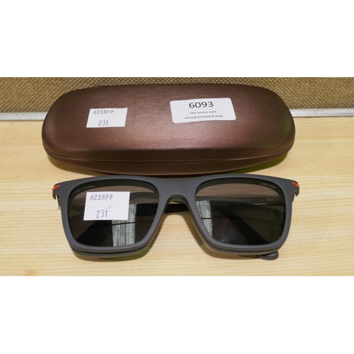 6093 - Police Champ Grey Plastic Sunglasses (338-231) *This lot is subject to Vat