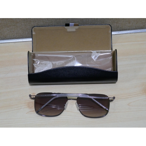 6095 - Hugo Boss Gunmetal Sunglasses (338-228) *This lot is subject to Vat