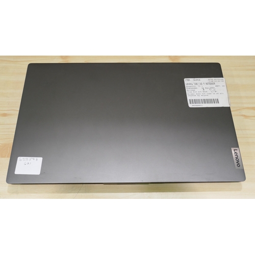 6098 - Lenovo Ideapad 5 notebook (no charging lead/Intelcore I5) (332-Extra) *This lot is subject to VAT