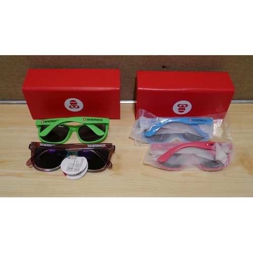 6103 - Silverback childrens sunglasses X100 including boxes X100 and a pack of lense cloths, various colour... 