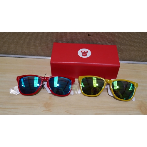 6105 - Silverback childrens sunglasses X100 including boxes X100 and a pack of lense cloths, various colour... 