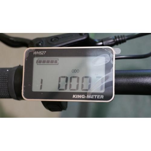 6106 - Claud Butler Wrath 1.0 Black electric bike with two keys and charging lead, equipped with rear Bafan... 