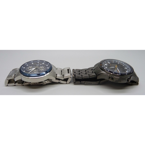 7171 - Four Accurist wristwatches including two Sky Master