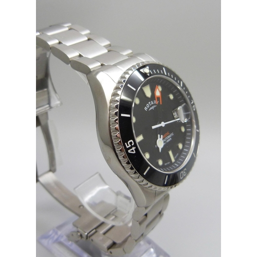 7184 - Two Rotary Seamatic Automatic wristwatches