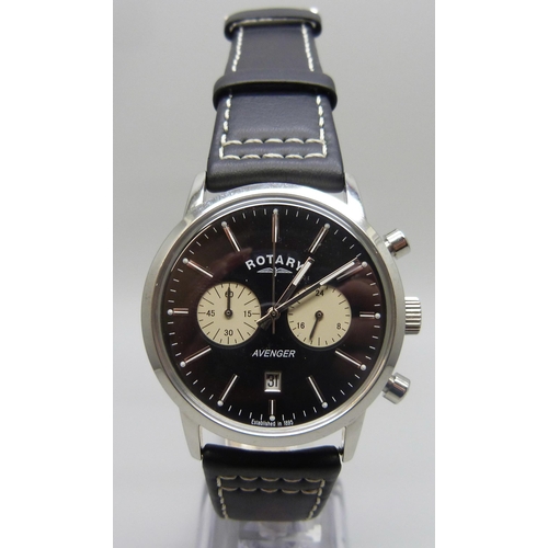 7187 - A Rotary Avenger chronograph wristwatch, 42mm including crown