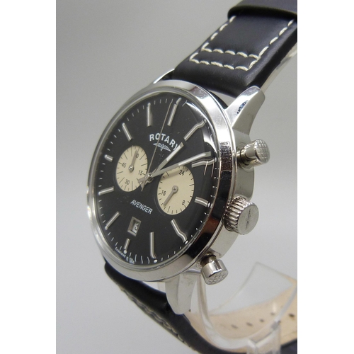 7187 - A Rotary Avenger chronograph wristwatch, 42mm including crown