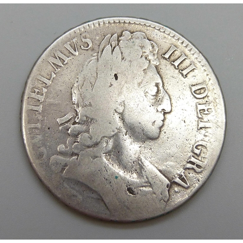 7254 - A William III 1696 crown