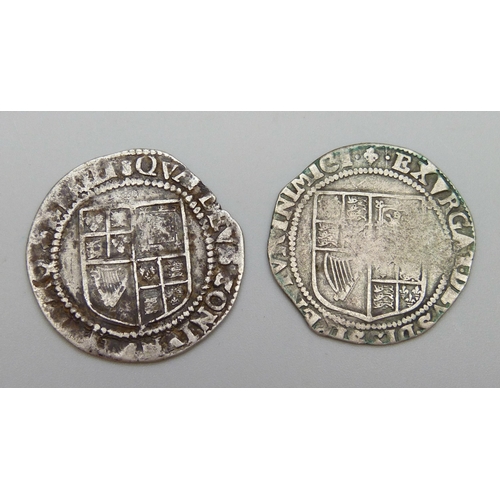 7259 - Two James I silver coins