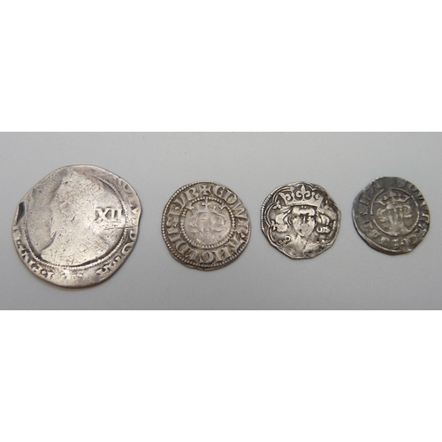 7268 - Four hammered silver coins