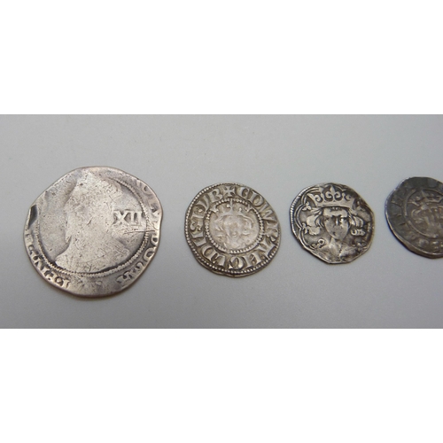 7268 - Four hammered silver coins