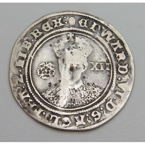 7278 - An Edward VI silver shilling